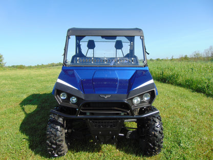 Arctic Cat Stampede - 1 Pc Windshield w/Hard Coat Clamp and Vent Options - Windshields