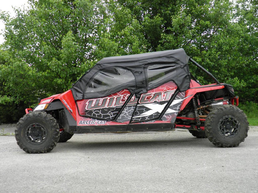 Arctic Cat Wildcat 4-Seater - Full Cab Enclosure w/Vinyl Windshield