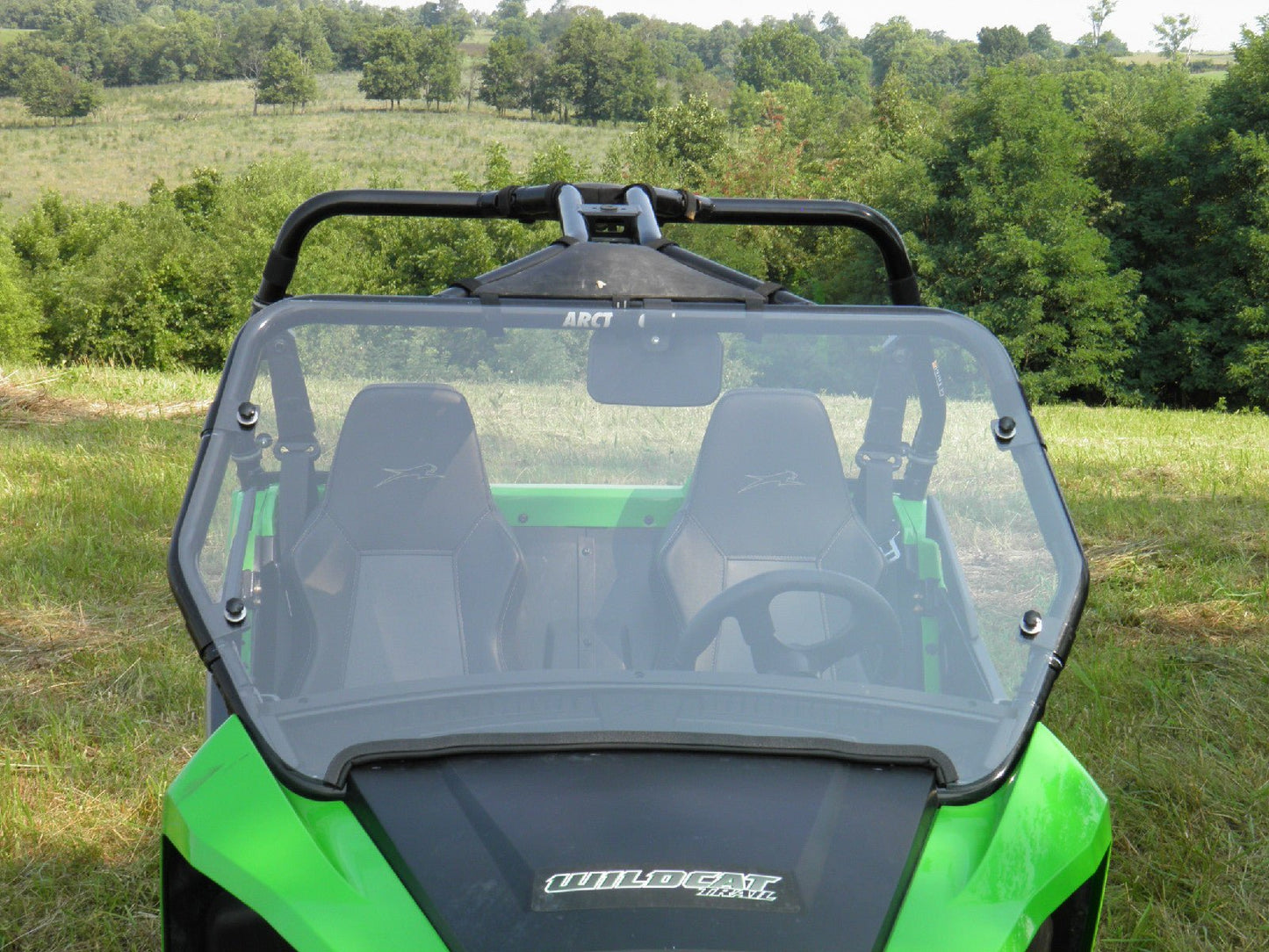 Arctic Cat Wildcat Trail - 1 Piece Scratch-Resistant Windshield - Windshields