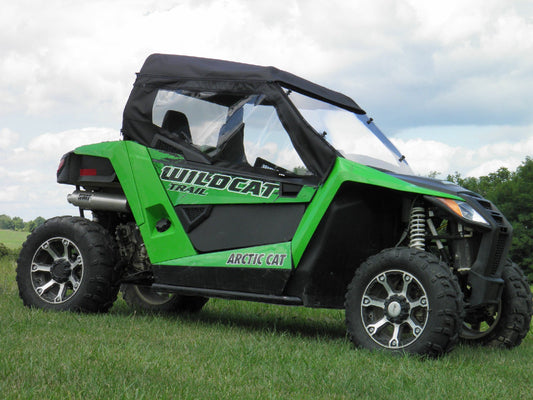 Arctic Cat Wildcat Trail - Full Cab Enclosure for Hard Windshield w/Lower Door Inserts - Full Cab Enclosure