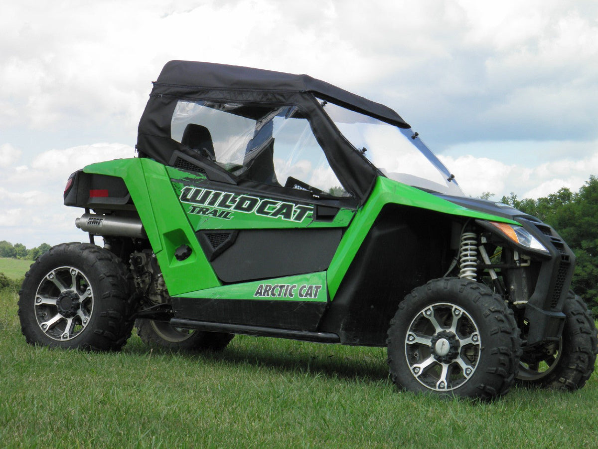 Arctic Cat Wildcat Trail - Full Cab Enclosure for Hard Windshield w/Lower Door Inserts - Full Cab Enclosure