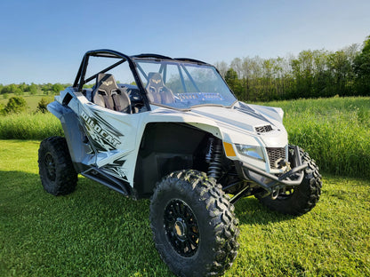 Arctic Cat Wildcat XX 2-Seater - 1-Piece Windshield with Clamp Vent and Hard Coat Options - Windshields