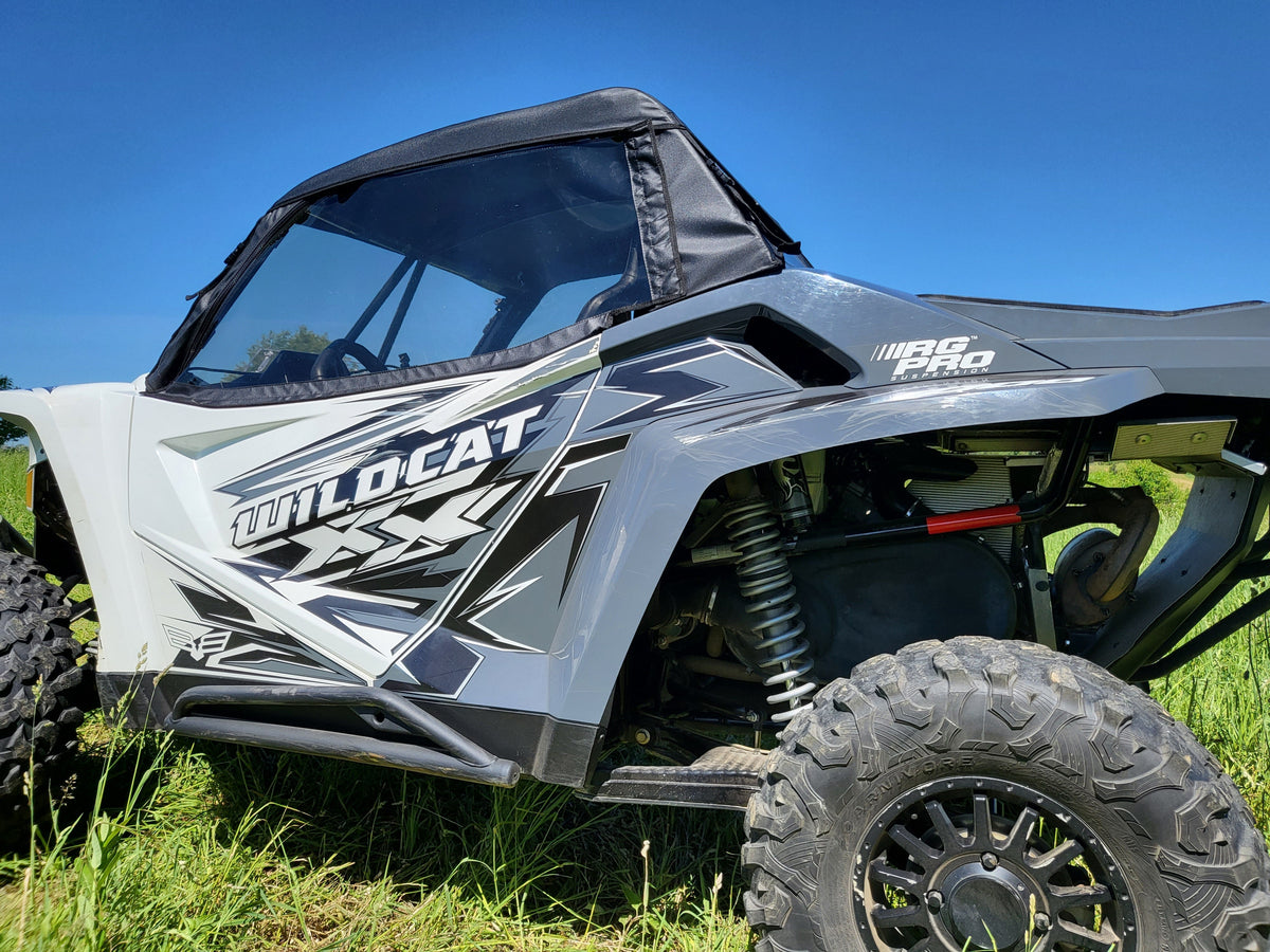 Arctic Cat Wildcat XX 2-Seater - Full Cab Enclosure for Hard Windshield (Upper Doors) - Full Cab Enclosure