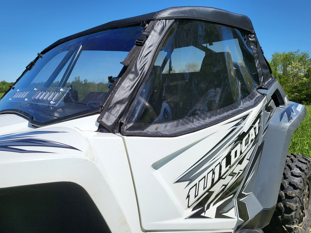 Arctic Cat Wildcat XX 2-Seater - Full Cab Enclosure for Hard Windshield (Upper Doors) - Full Cab Enclosure