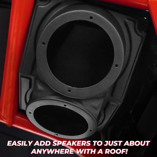 ATV/UTV/Cart Overhead Speaker Mount Enclosure 6.5inch