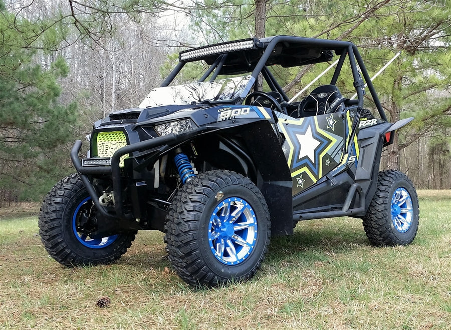 Trail Armor Slimline EZ On Two Door Graphics Kit -  2015 RZR S 900 EPS Black Pearl