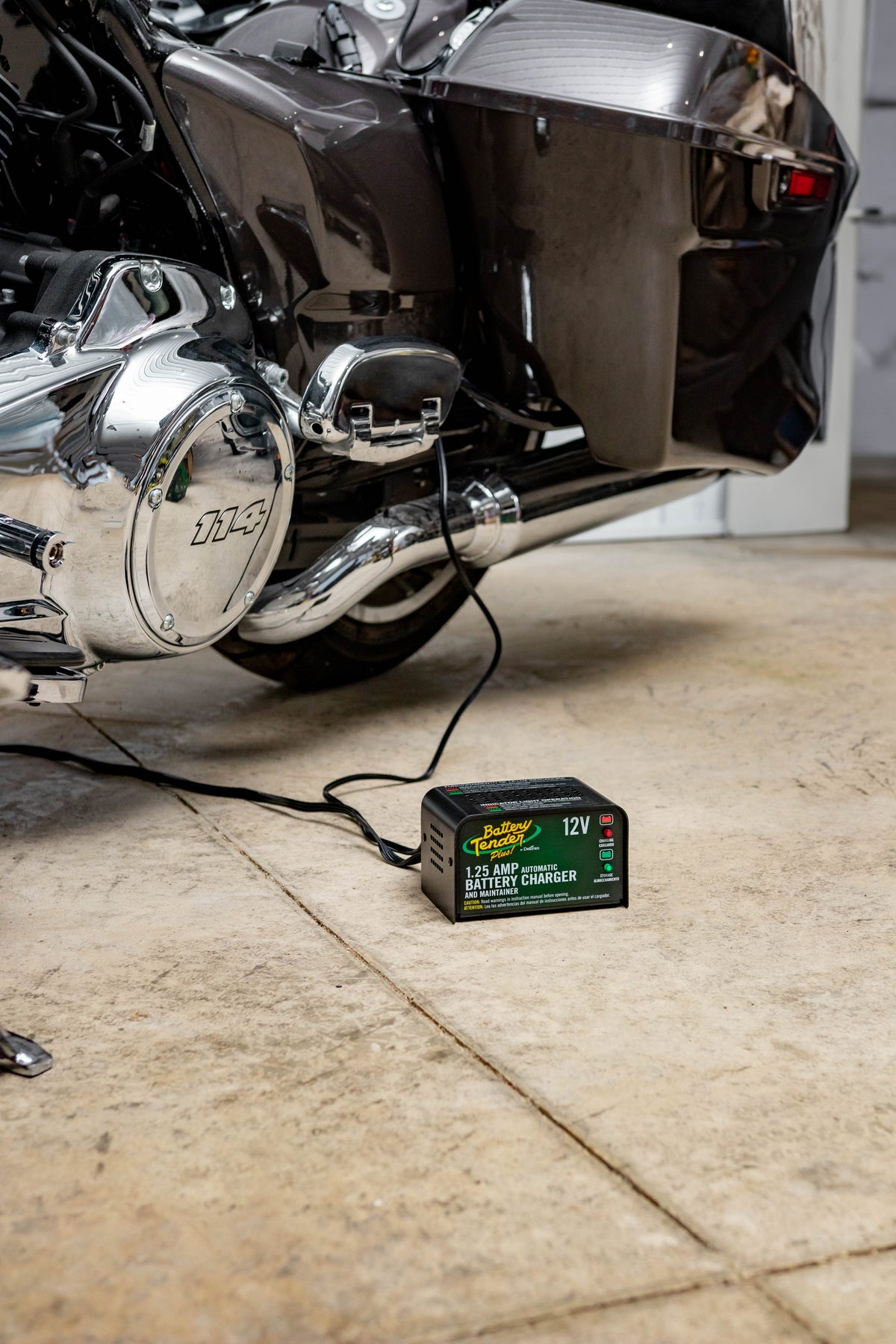 Battery Tender Plus 1.25 AMP 12V Battery Charger and Maintainer - Battery