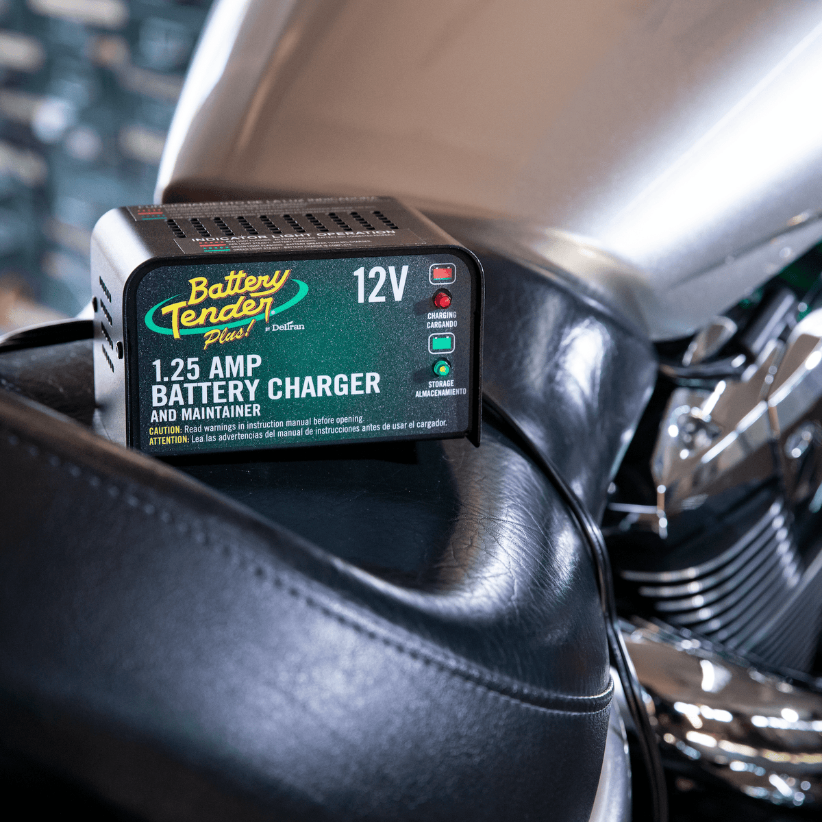 Battery Tender Plus 1.25 AMP 12V Battery Charger and Maintainer - Battery