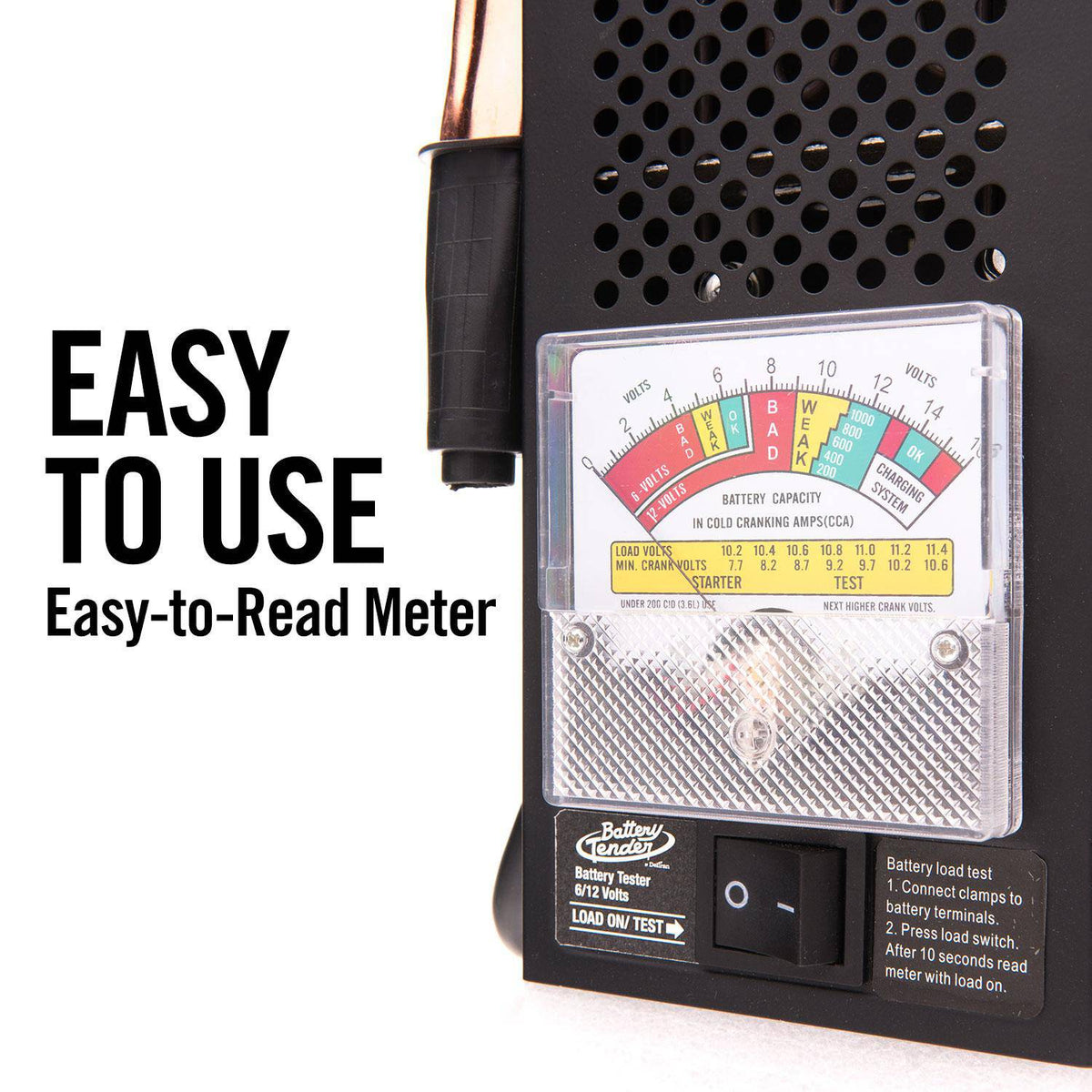 Battery Tender® 12V / 6V Battery Tester - Battery