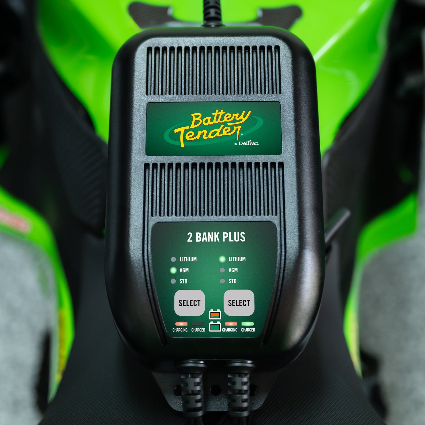 Battery Tender® 2-Bank 12V 1.25 Amp Battery Charger and Maintainer - Battery