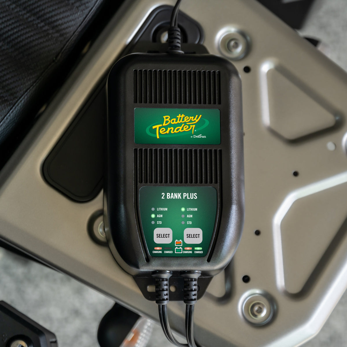 Battery Tender® 2-Bank 12V 1.25 Amp Battery Charger and Maintainer - Battery