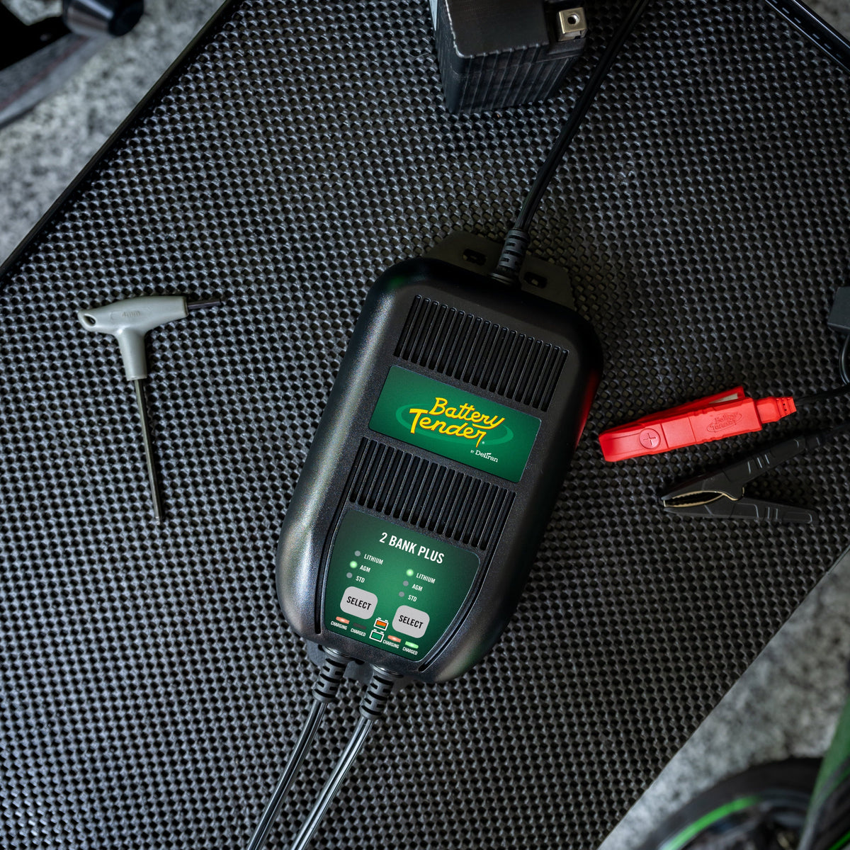 Battery Tender® 2-Bank 12V 1.25 Amp Battery Charger and Maintainer - Battery
