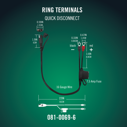 Battery Tender® Ring Terminal Harness 25 Pack - Battery