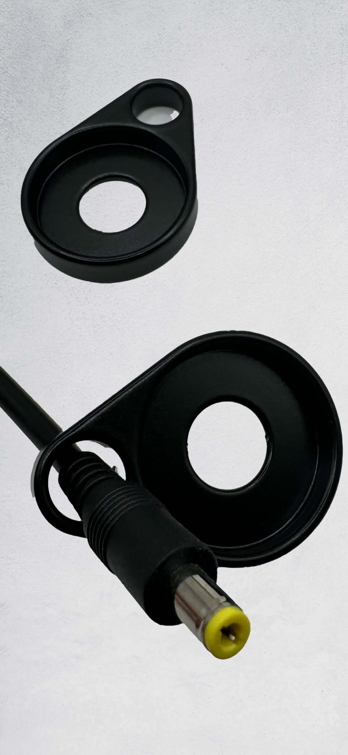 Billet Bolt On Wire Holder - Set / Black - whip accessories