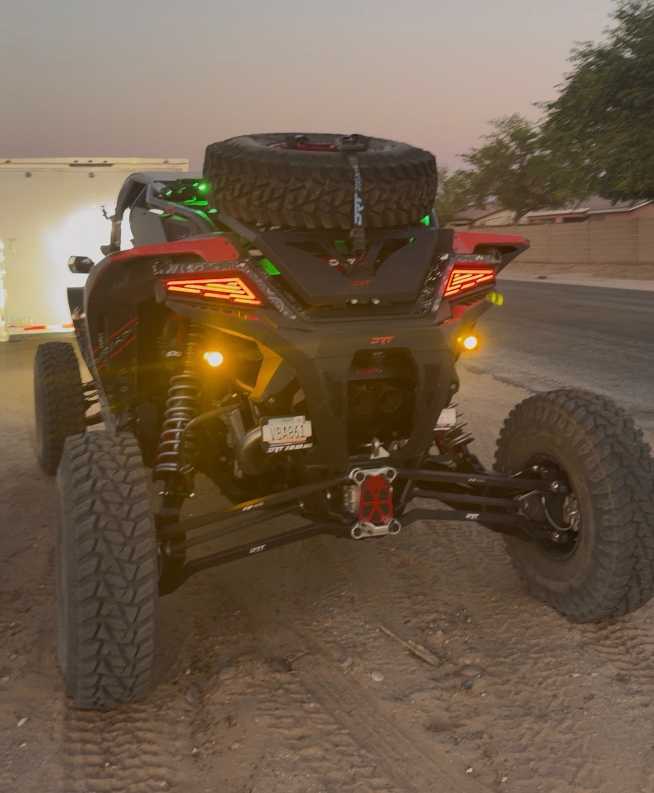 Billet LED Tail Light PRO R,TURBO R PRO XP. Blinker and hazard integration. - BLACK - Lighting