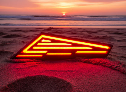Billet LED Tail Light PRO R,TURBO R PRO XP. Blinker and hazard integration. - BLACK - Lighting
