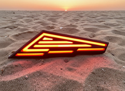 Billet LED Tail Light PRO R,TURBO R PRO XP. Blinker and hazard integration. - BLACK - Lighting