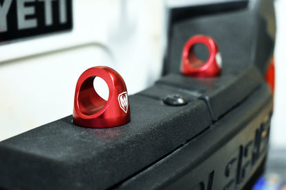 Billet Turn Lock Anchors for Polaris Lock and Ride holes (Set of 2) - Tie Downs