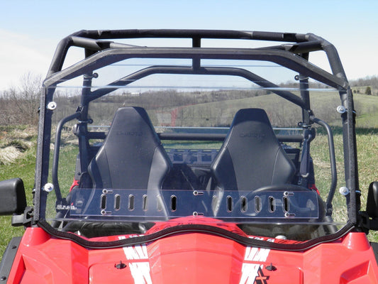 BLOWOUT SPECIAL-CFMoto ZForce 500/800/1000 - 1-Piece Scratch-Resistant Windshield - Quick Install Straps / Vented