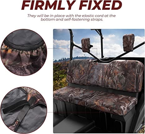 Camo Front Seat Cover For Pioneer 1000-5/ 1000-6 2016-2023