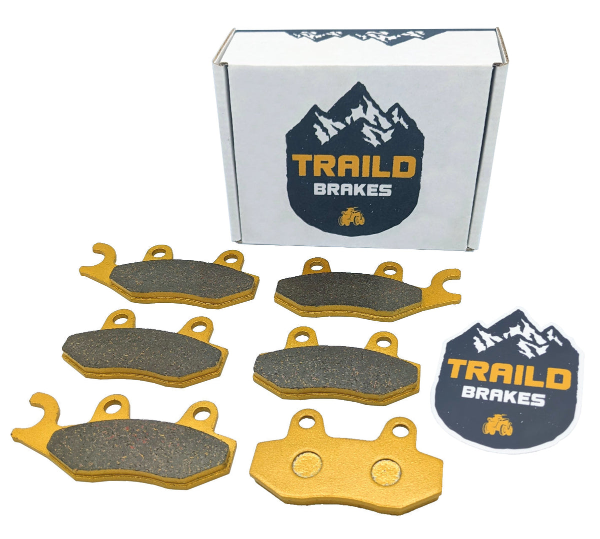 Can Am Commander 1000R/800R 2011-2020 Ceramic Brake Pad Set - Vehicle Parts & Accessories