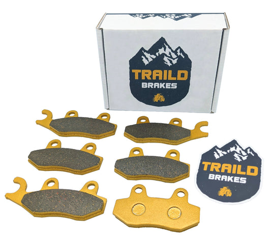 Can Am Commander 1000R/800R 2011-2020 Ceramic Brake Pad Set - Vehicle Parts & Accessories