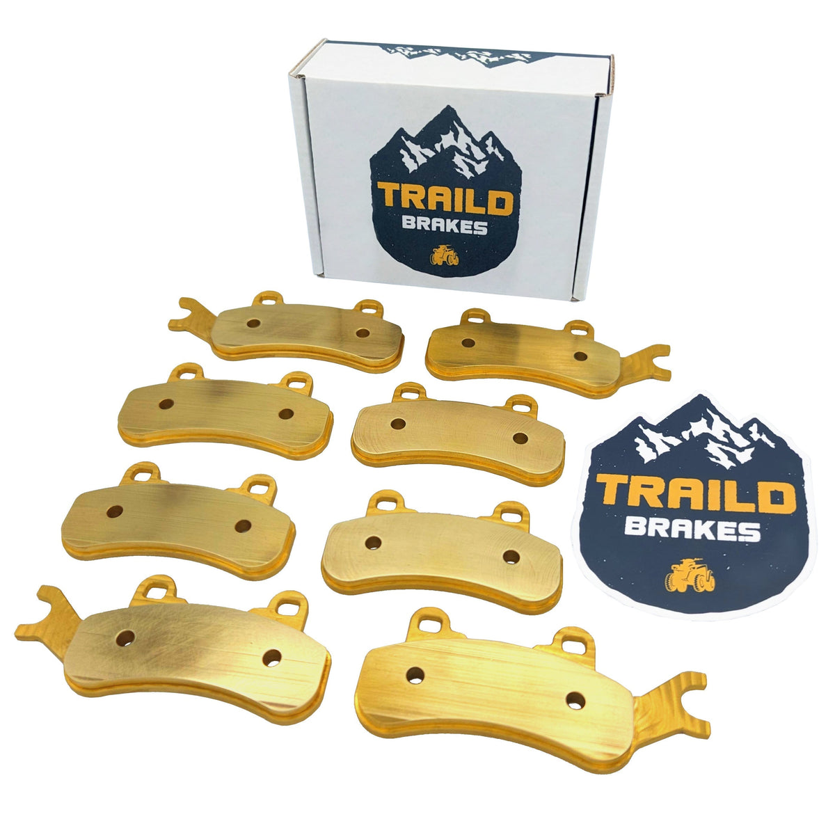 Can-Am Commander/Commander MAX 1000R/700 2021-2026 Brass Brake Pad Set - Vehicle Parts & Accessories