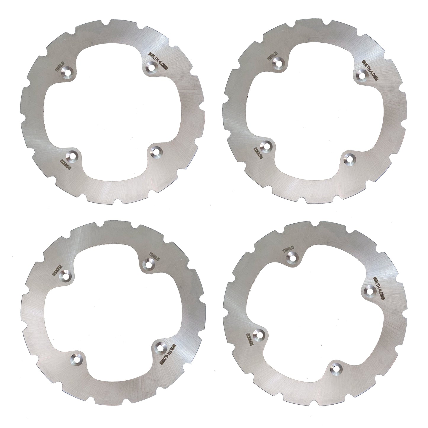 Can-Am Commander/Commander MAX 1000R/700 2021-2026 Ridge Rider Disc Brake Rotors - Full Vehicle Set (Front & Rear)