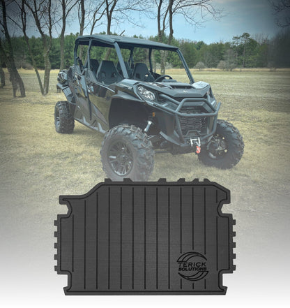 Can-Am Commander / Maverick Gen 2 Rubber Floor Mats - Rear Cargo Mat - UTV Rubber floor mats
