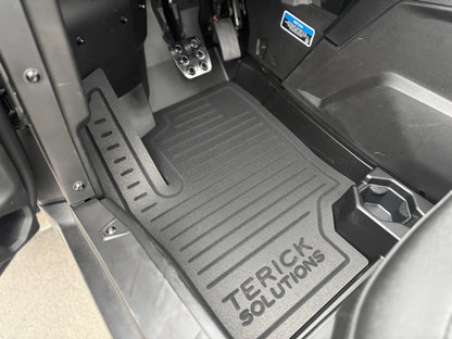 Can-Am Commander / Maverick Gen 2 Rubber Floor Mats - UTV Rubber floor mats