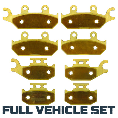 Can Am Commander MAX 1000R/800R 2014-2020 Brass Brake Pad Set - Full Vehicle Set - Brake Pads