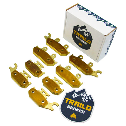 Can Am Commander MAX 1000R/800R 2014-2020 Brass Brake Pad Set - Brake Pads