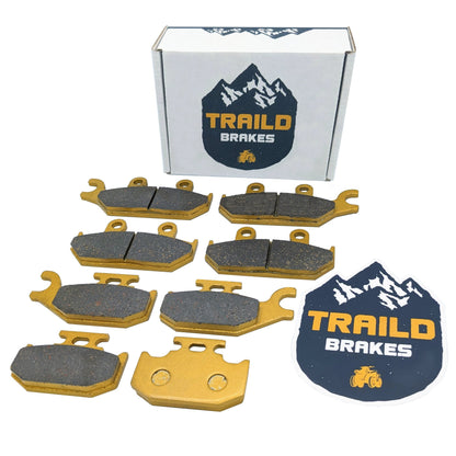 Can Am Commander MAX 1000R/800R 2014-2020 Ceramic Brake Pad Set - Vehicle Parts & Accessories
