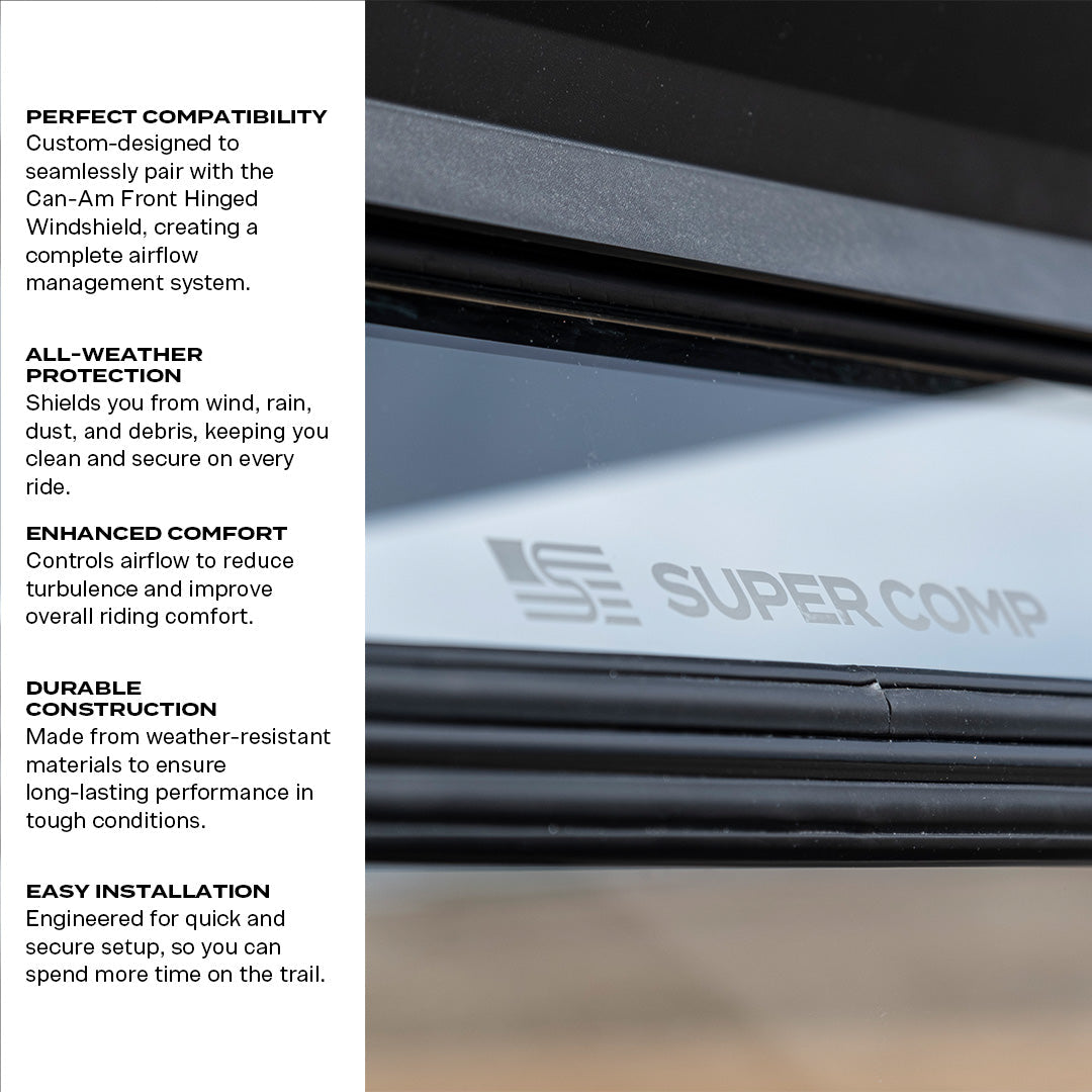 Can-Am Commander Tinted Rear Windshield - Rear Windshield
