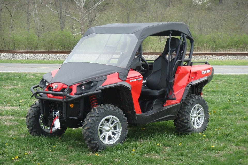 Can-Am Commander - Vinyl Windshield/Top Combo - Windshield and Roof
