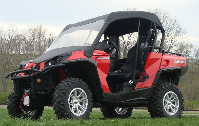 Can-Am Commander - Vinyl Windshield/Top Combo - Windshield and Roof