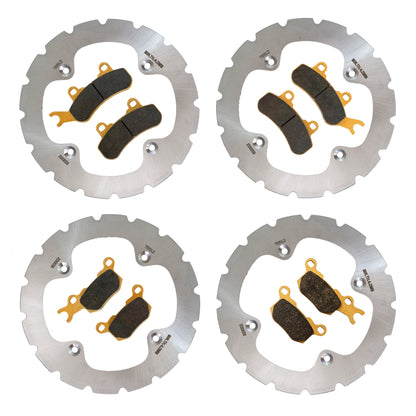 Can-Am Defender 3-Seater HD10/HD9/HD8/HD7/HD5 2016-2026 Ridge Rider Rotor and Pad Kit - 3-Seater Pad & Rotor Kit