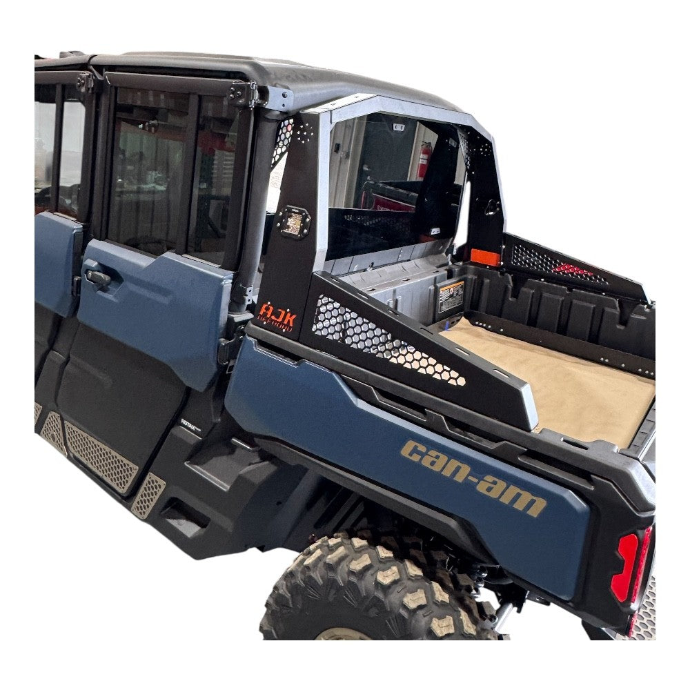 Can-Am Defender Chase Rack / Tire Carrier - Chase Rack with Bed Extensions / No Lights / No do not add Tire Strap