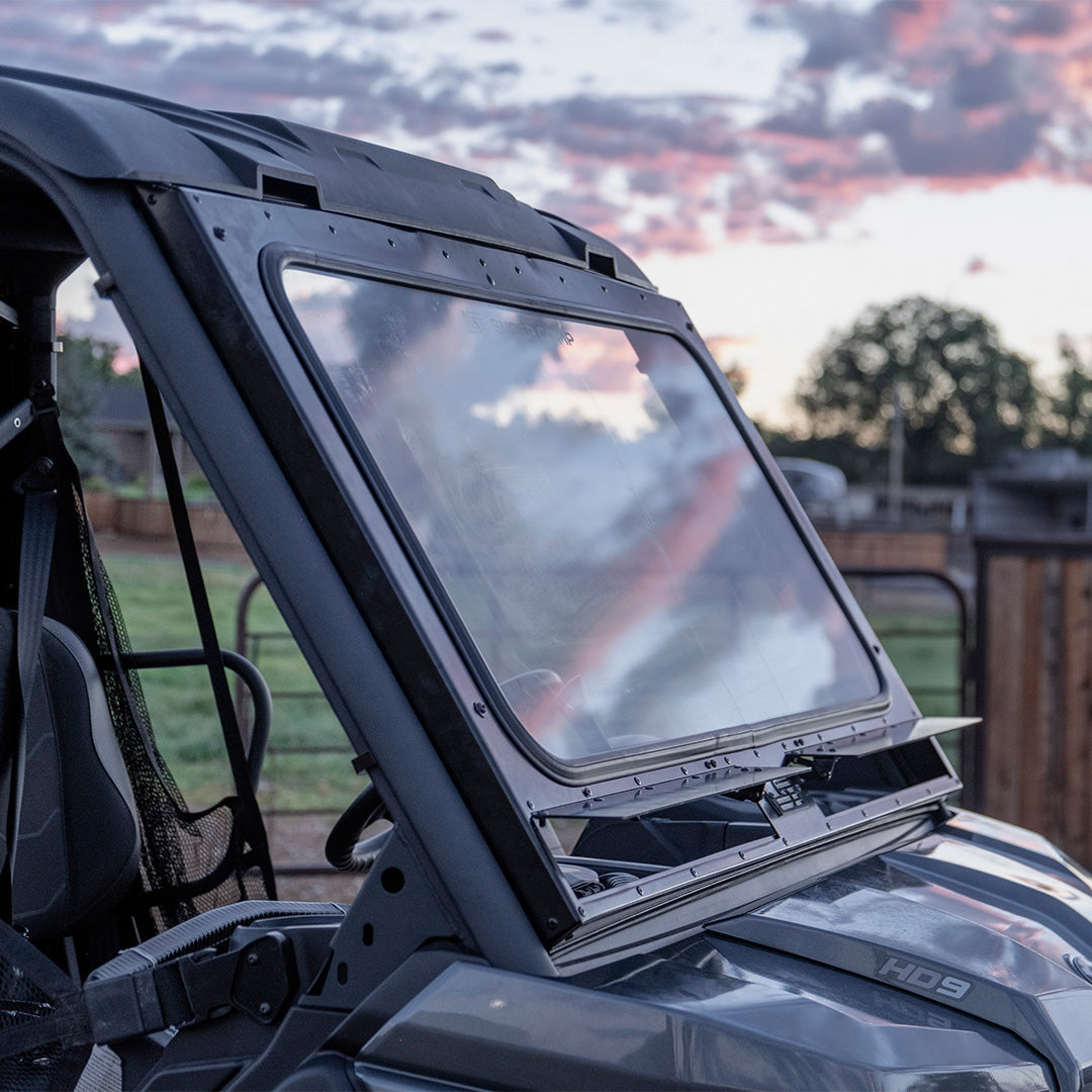 Can-Am Defender Front Windshield - Glass Front Windshield