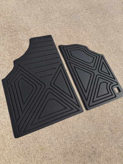 CAN-AM Defender HD10 HD 9mm Rubber Mats (2016 - current) - 2 Door Floor / XTREAM WAVE Design (Most Popular) - Floor Mat
