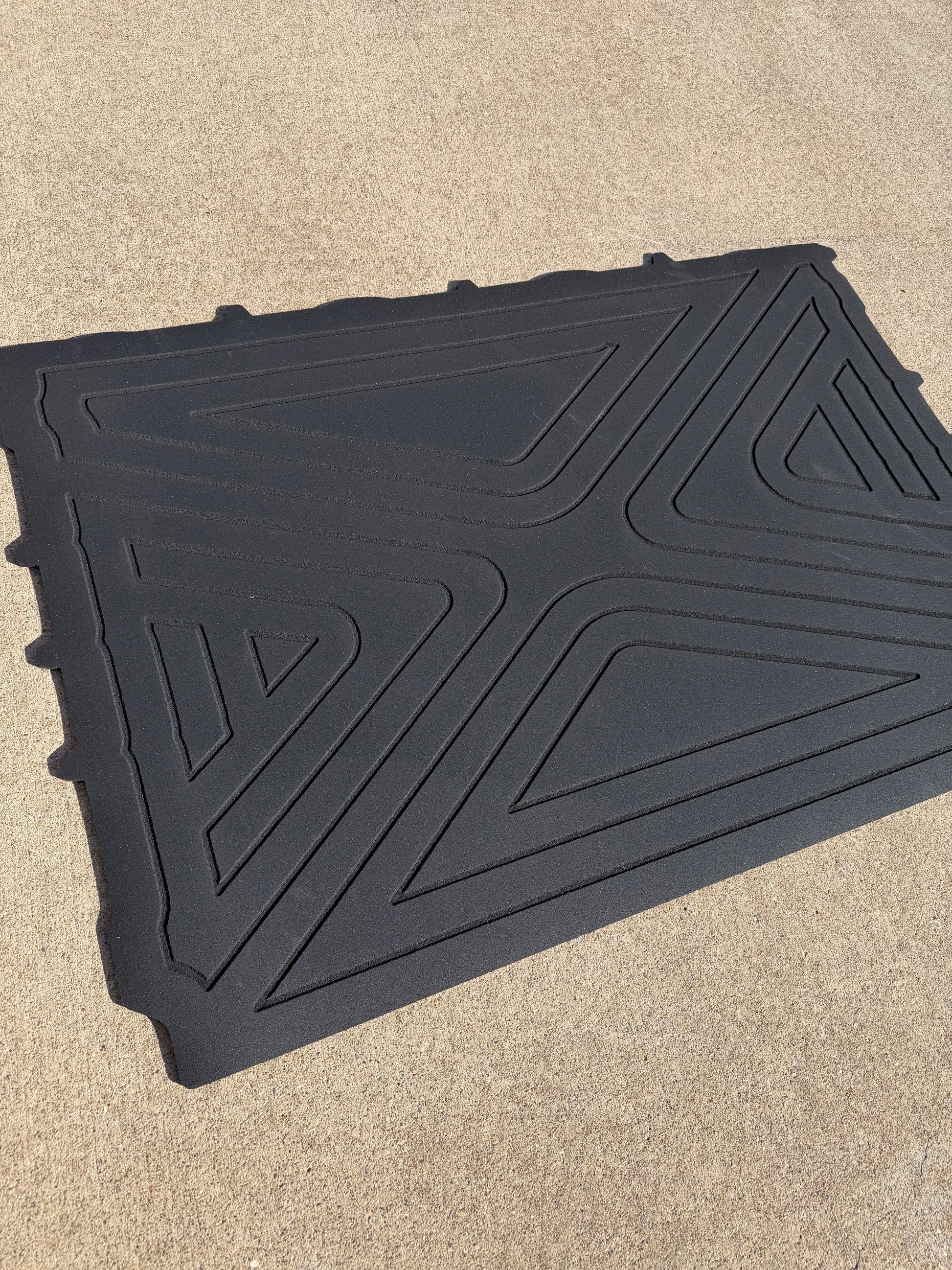 CAN-AM Defender HD10 HD 9mm Rubber Mats (2016 - current) - Bed Mat / XTREAM WAVE Design (Most Popular) - Floor Mat