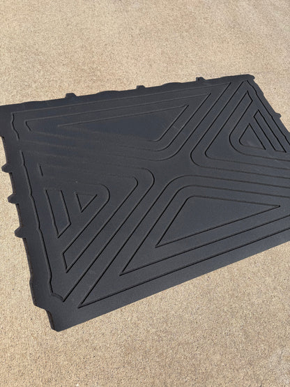 CAN-AM Defender HD10 HD 9mm Rubber Mats (2016 - current) - Bed Mat / XTREAM WAVE Design (Most Popular) - Floor Mat