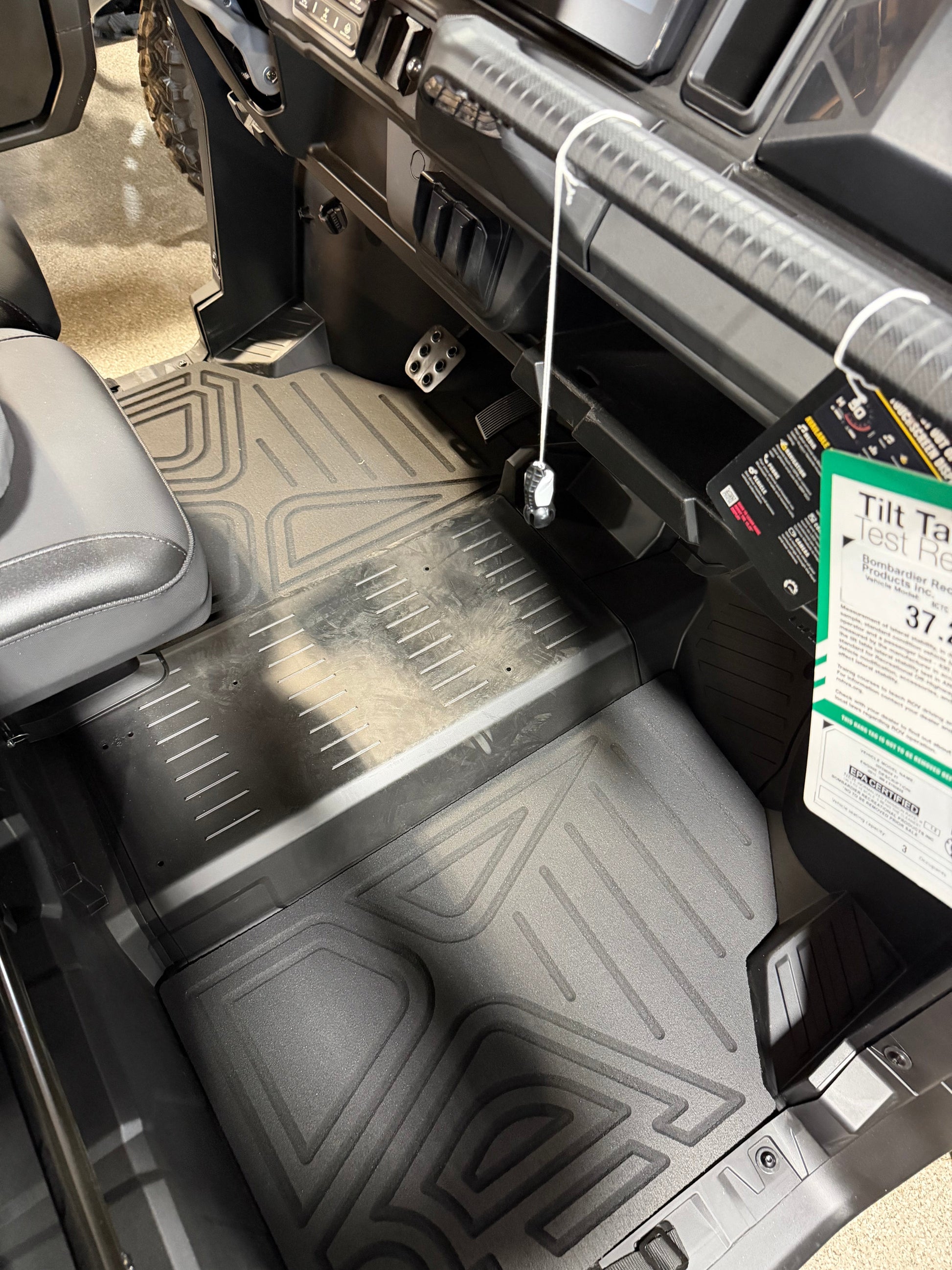 CAN-AM Defender HD10 HD 9mm Rubber Mats (2016 - current) - Floor Mat