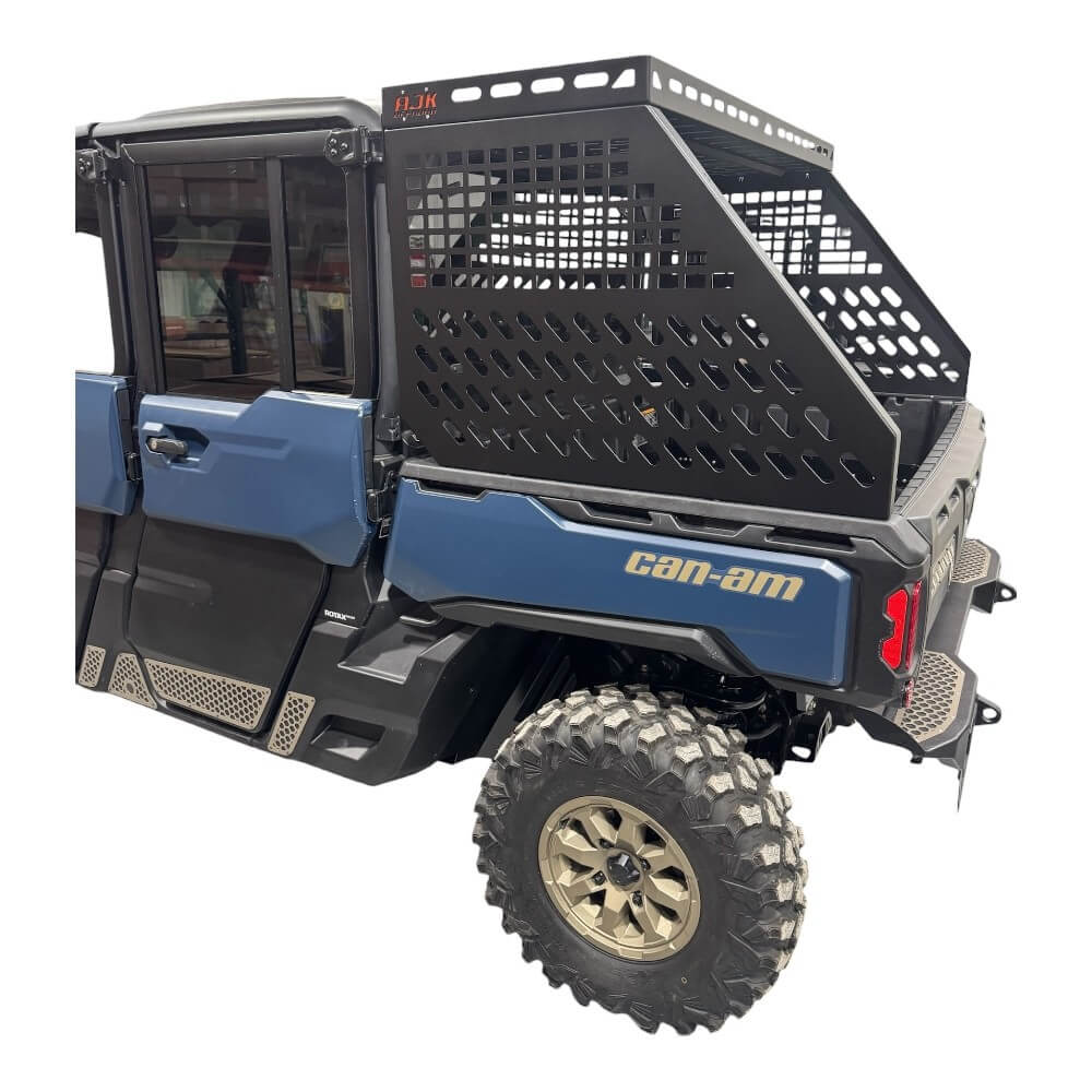 Can-Am Defender HD10-HD11 Tall Bed Rack with Enclosure - Storage Options