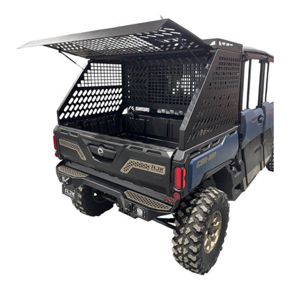 Can-Am Defender HD10-HD11 Tall Bed Rack with Enclosure - Storage Options