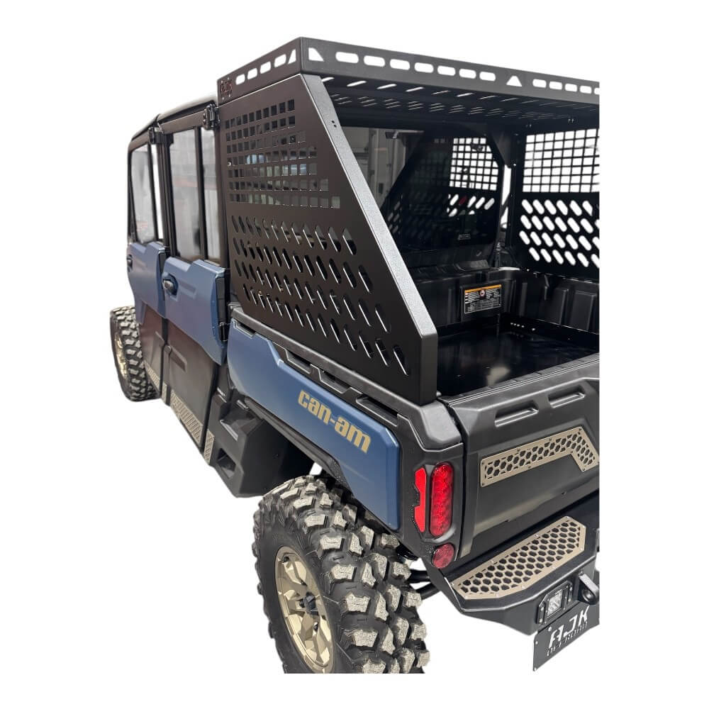 Can-Am Defender HD10-HD11 Tall Bed Rack with Enclosure - Storage Options