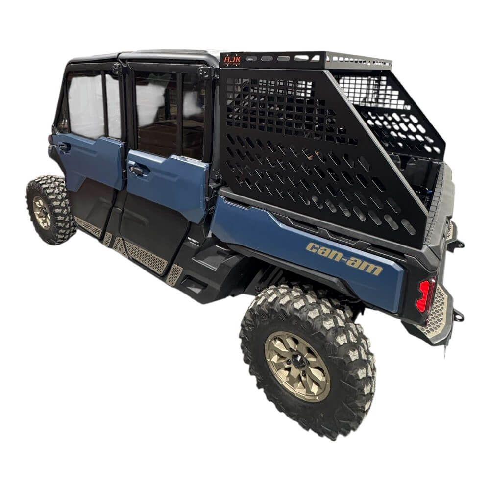 Can-Am Defender HD10-HD11 Tall Bed Rack with Enclosure - Storage Options