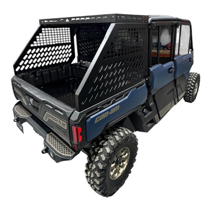 Can-Am Defender HD10-HD11 Tall Bed Rack with Enclosure - Storage Options