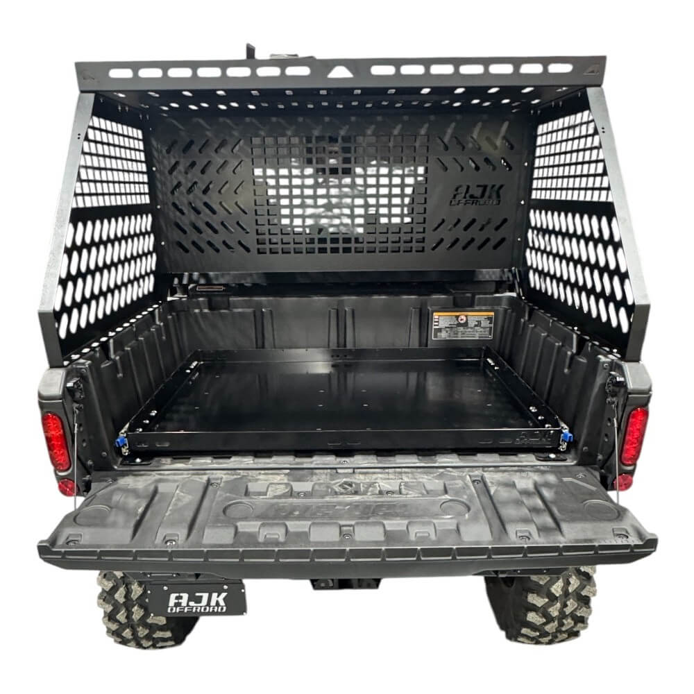 Can-Am Defender HD10-HD11 Tall Bed Rack with Enclosure - Storage Options