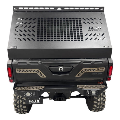 Can-Am Defender HD10-HD11 Tall Bed Rack with Enclosure - Storage Options